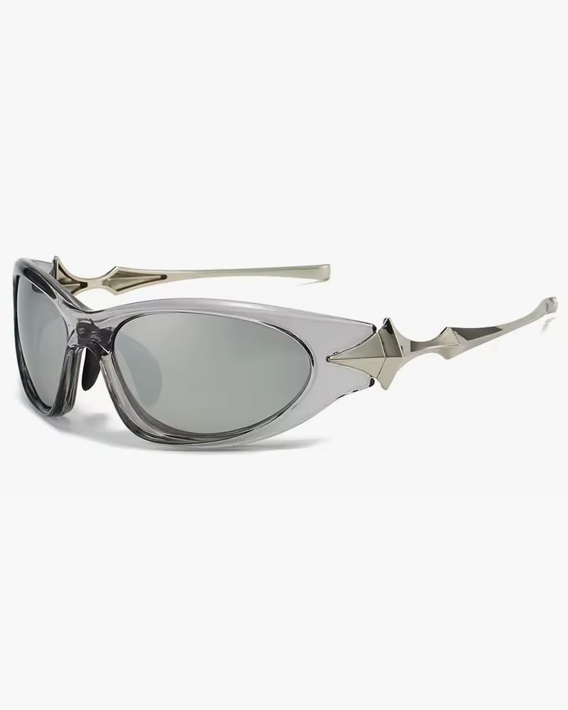 Lunettes de soleil futuristes Y2K