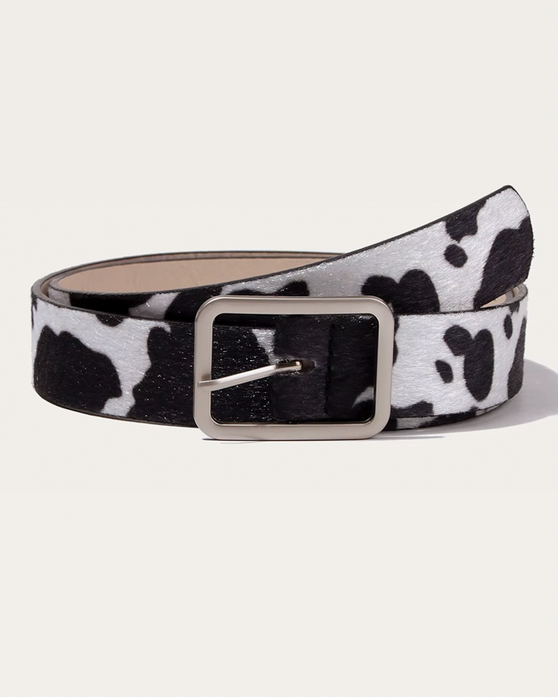 Ceinture motif vache