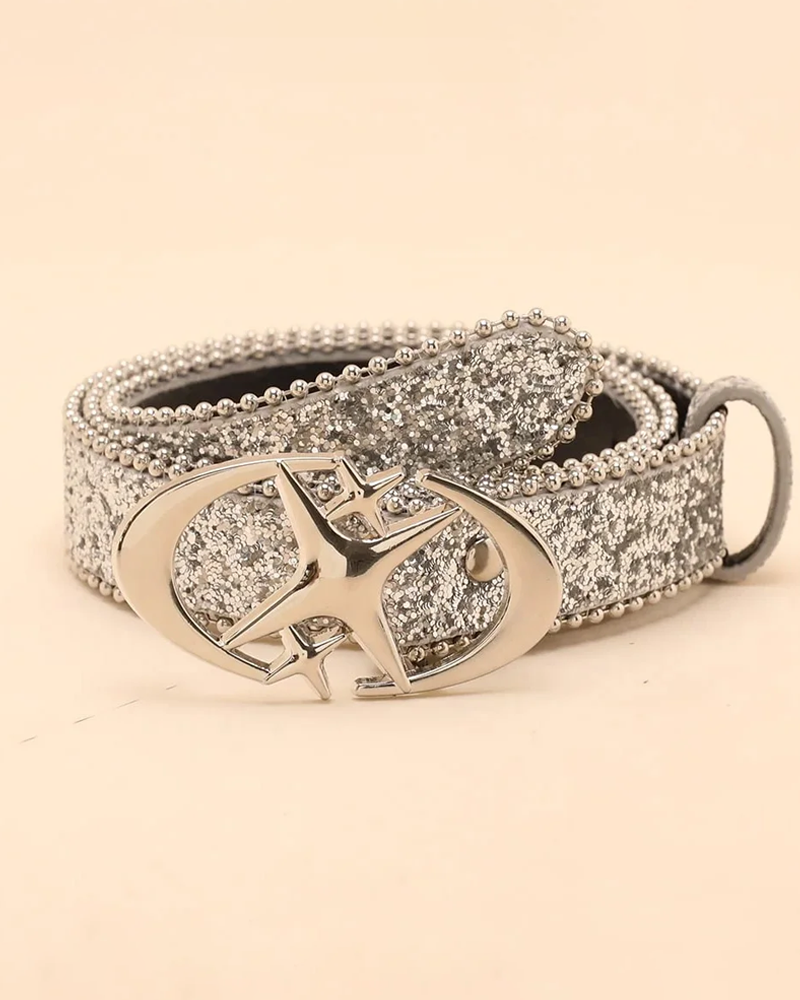 Ceinture paillettes femme