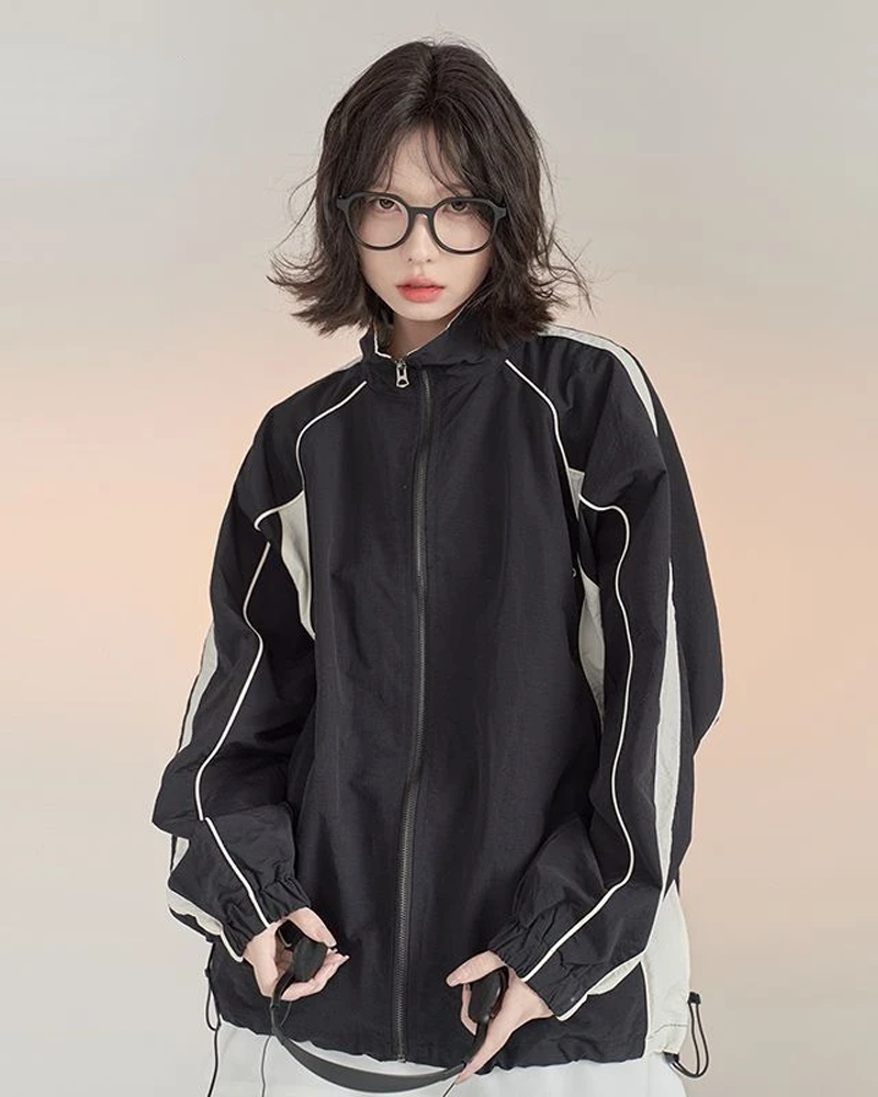 Veste de survêtement noir