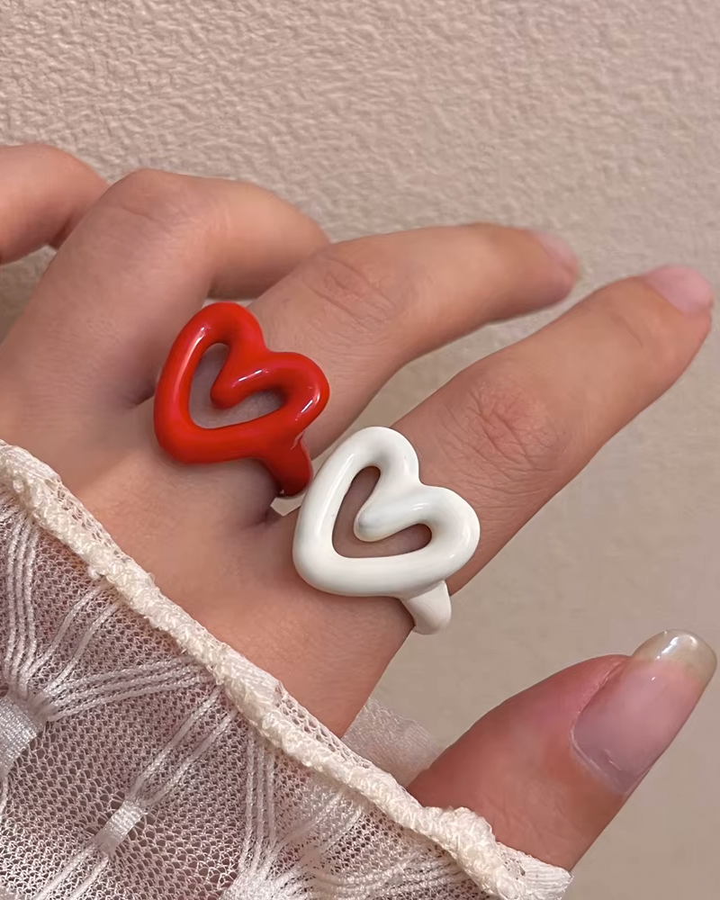 Bague coeur