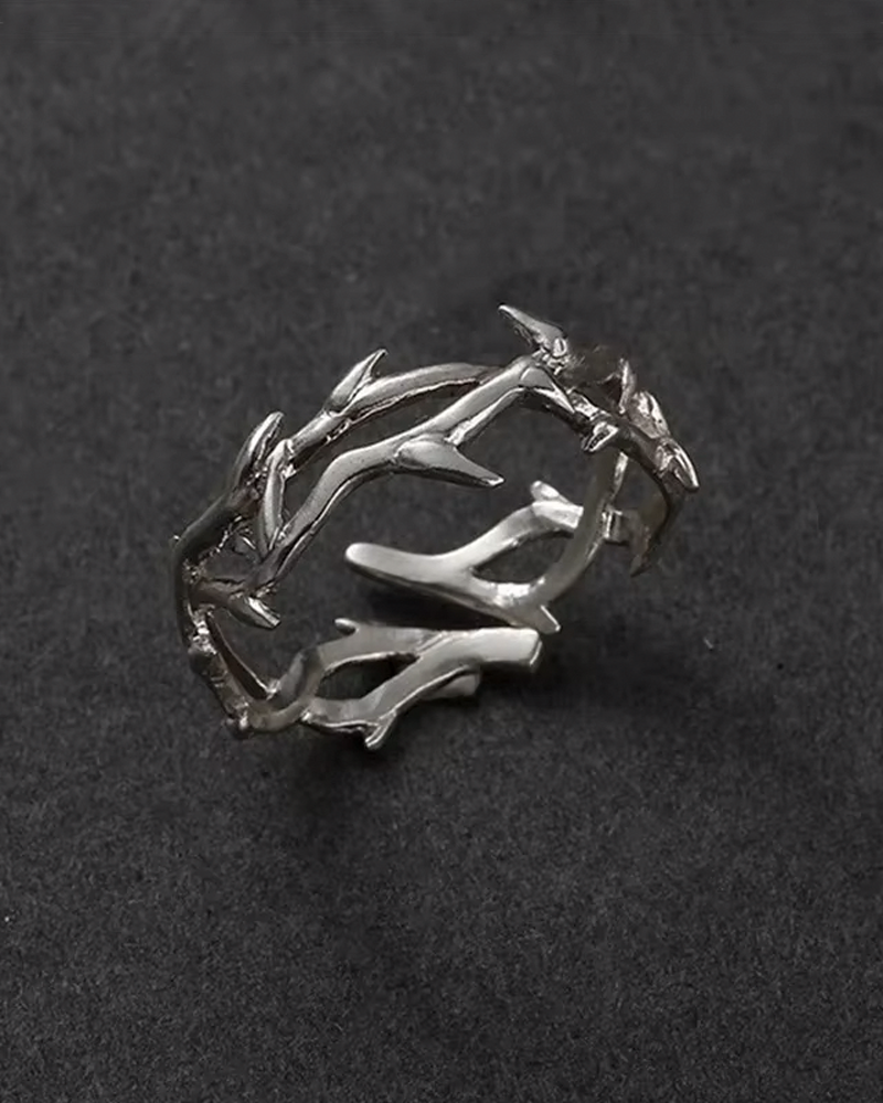Bague couronne d'épine