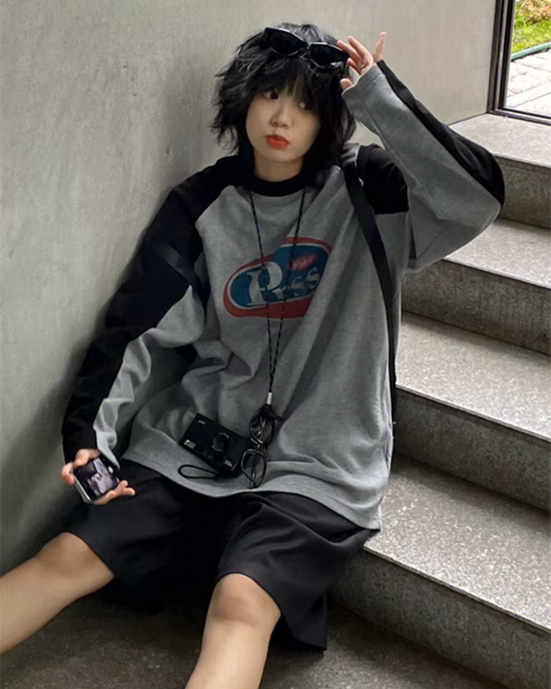 T Shirt manche longue vintage