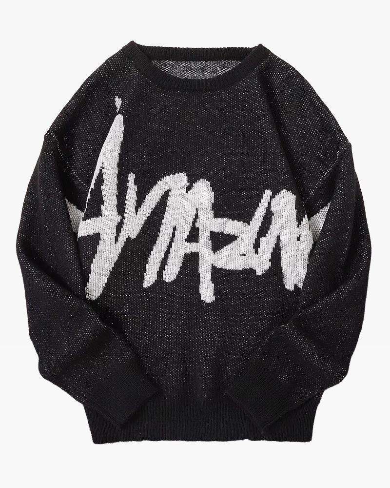 Pull laine streetwear