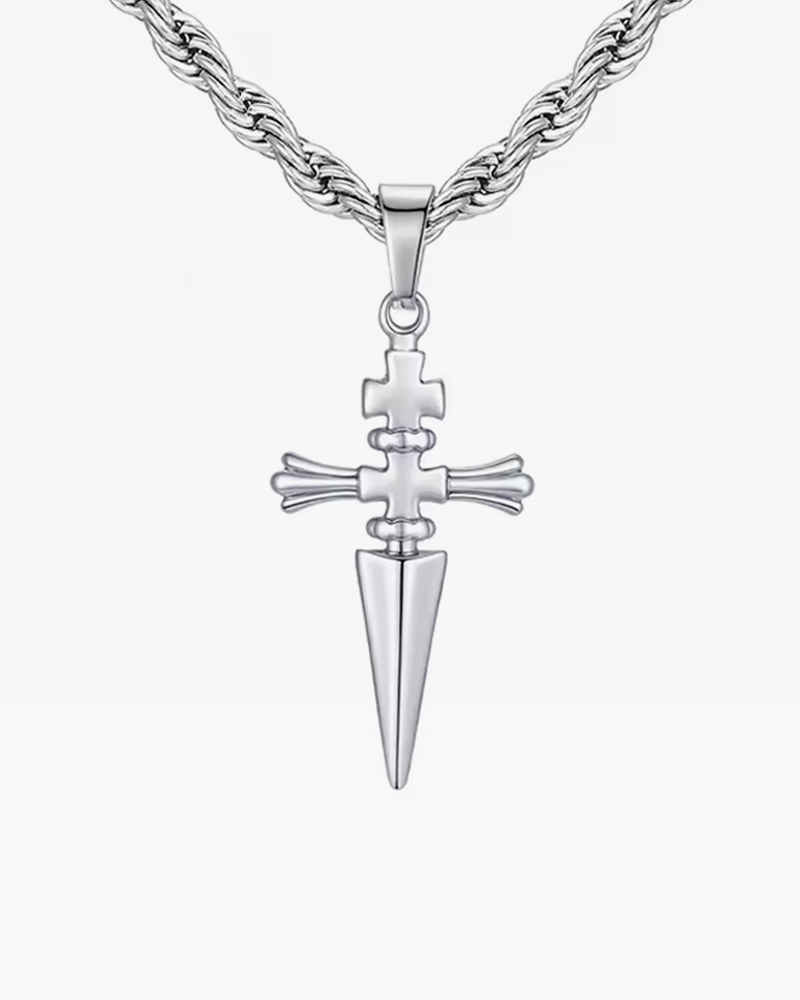 Pendentif dague croix