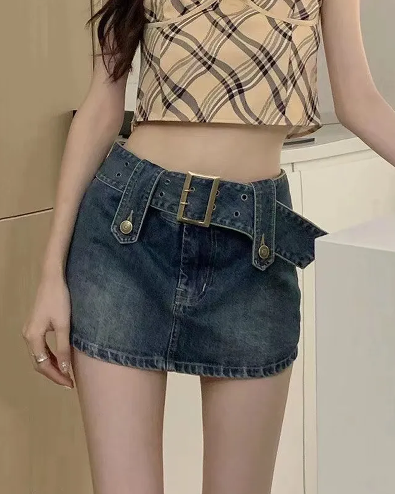 Mini jupe jean neuve - Vêtements Mini jupe jean neuve - Vêtements