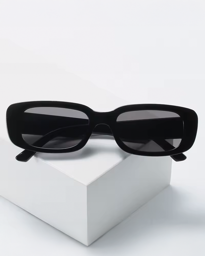 Lunettes de soleil rectangulaires