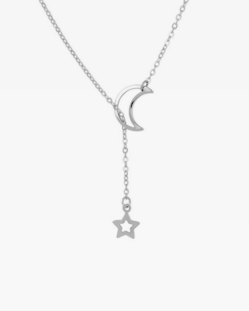 Pendentif croissant de lune et etoile