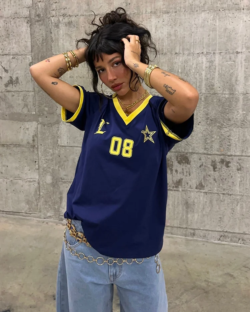 T-Shirt jersey femme