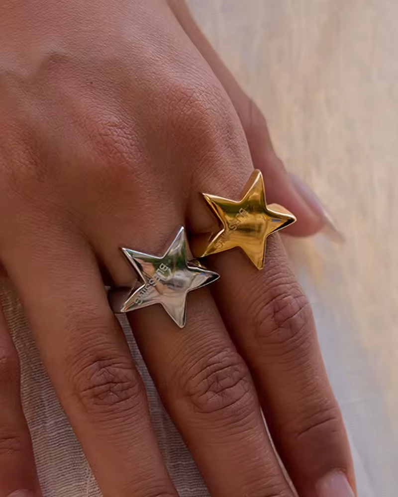 Bague en forme d'étoile