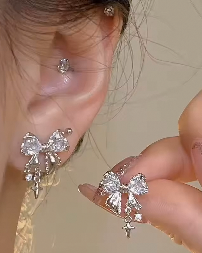 Boucle d'oreille noeud