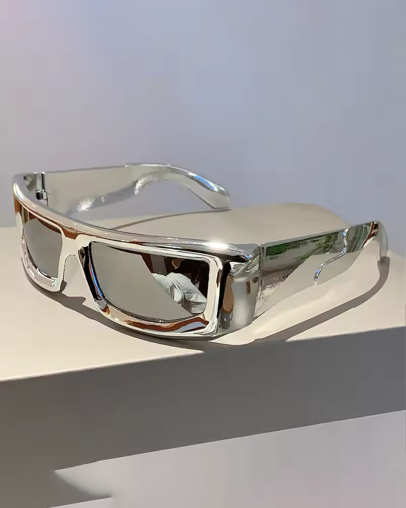 Lunette de soleil chrome