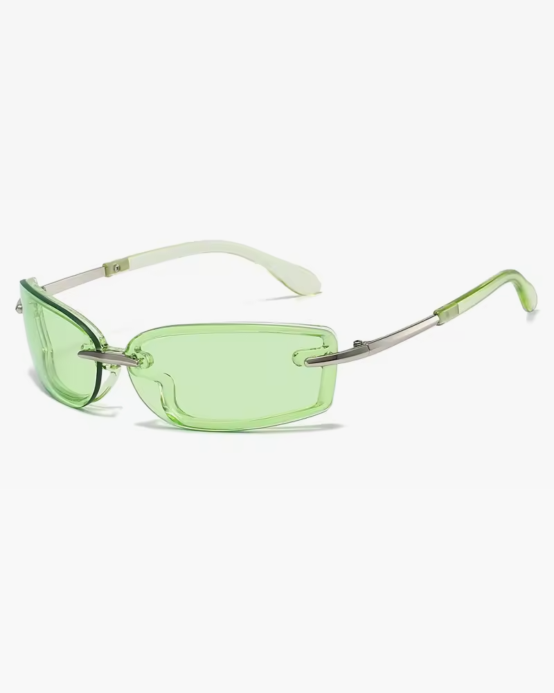 Lunettes de soleil sans monture femme Y2K