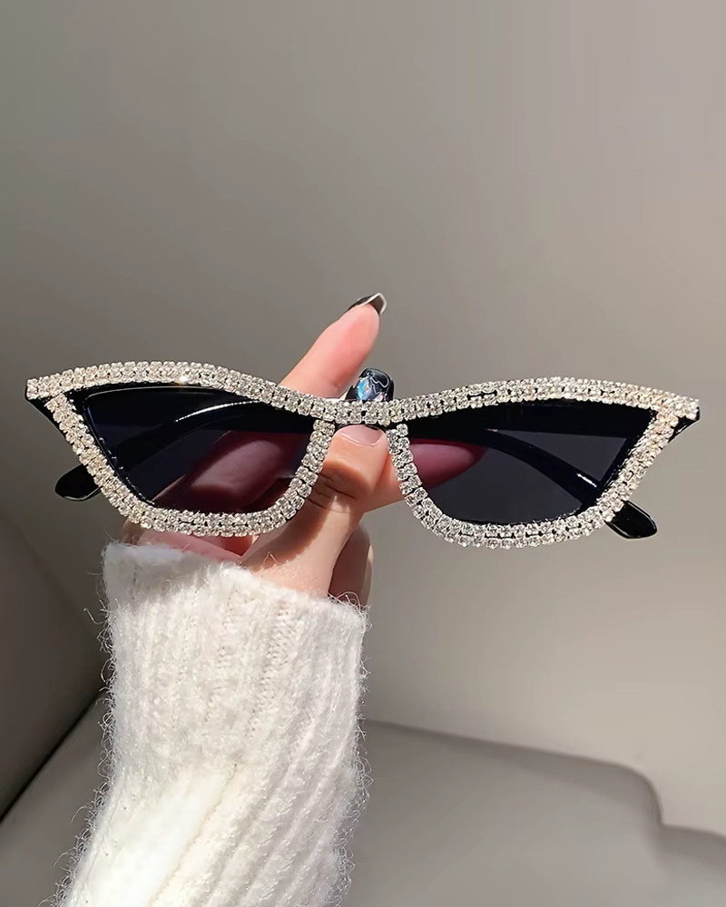 Lunette de soleil strass