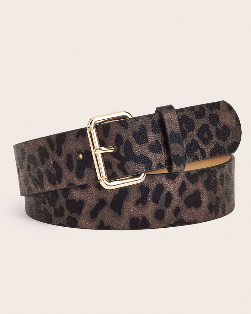 Ceinture femme leopard