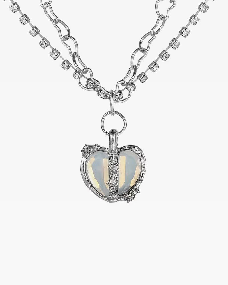 Pendentif coeur Y2K