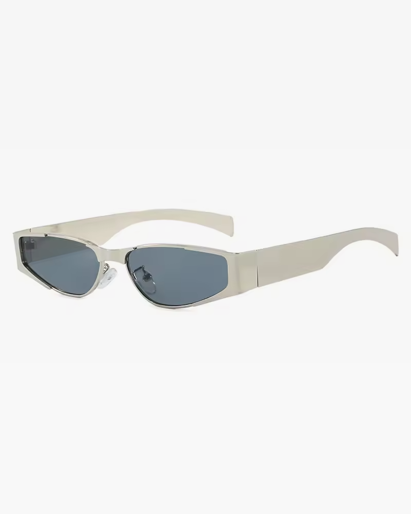 Lunettes de soleil rectangulaires fines