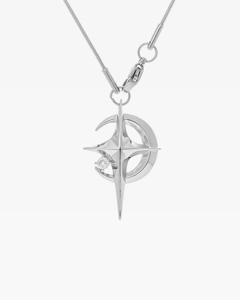 Collier lune et étoile