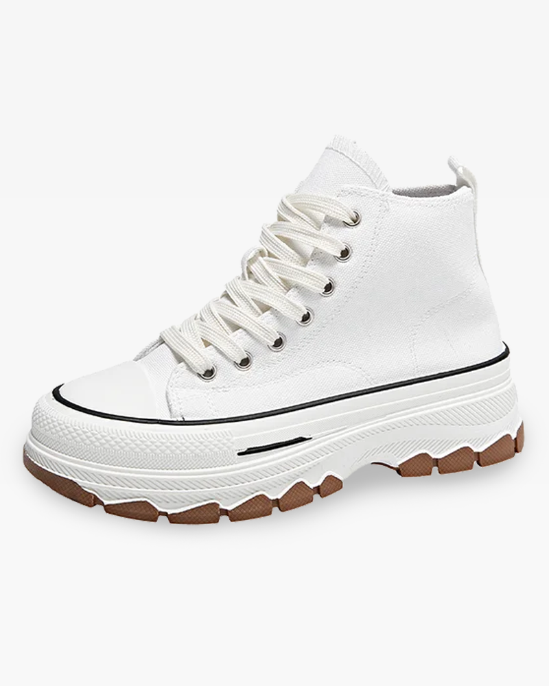 Chaussure en toile blanche