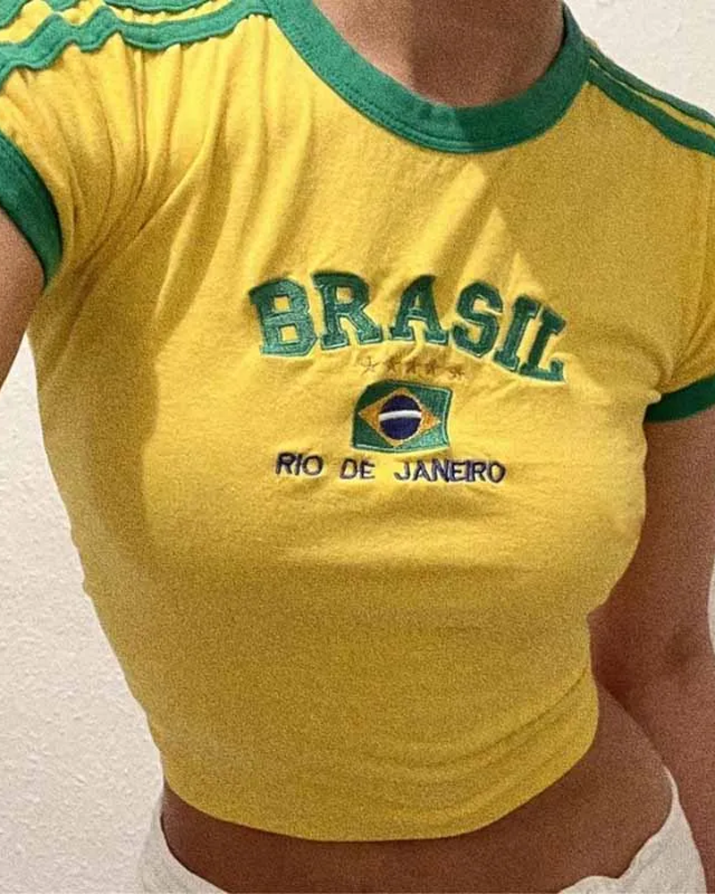 Crop top Brasil