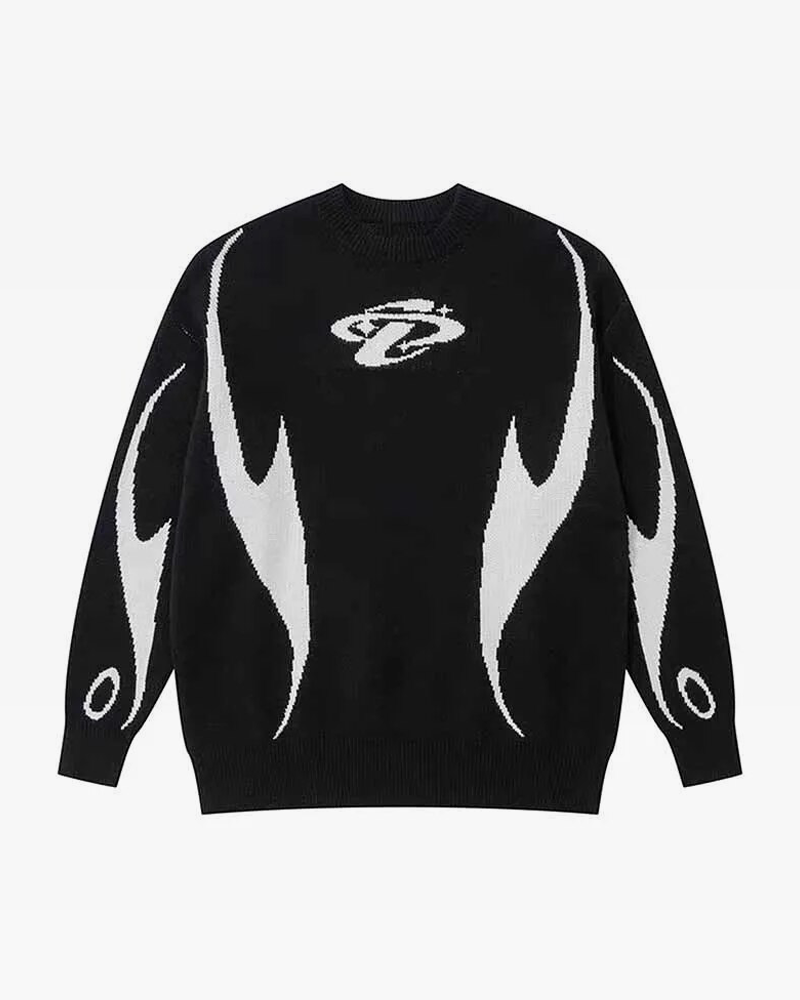 Pull en maille vintage