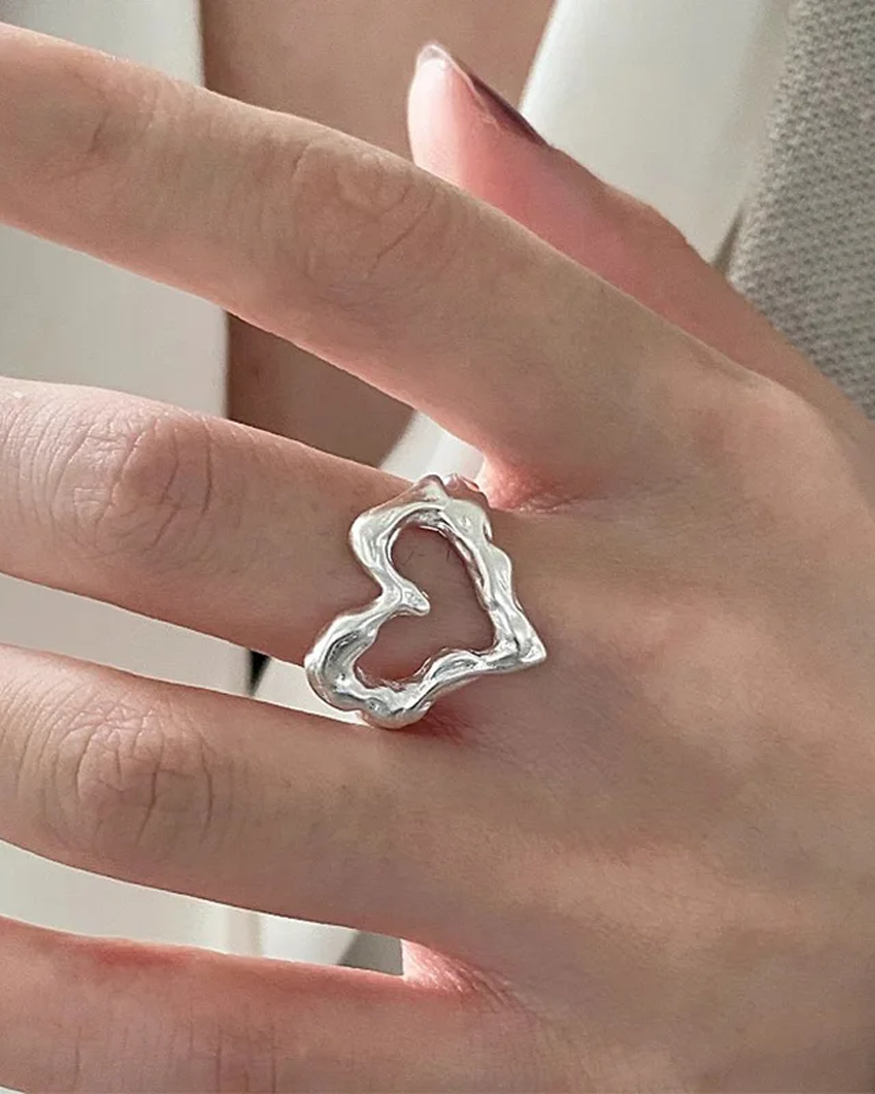 Bague en coeur