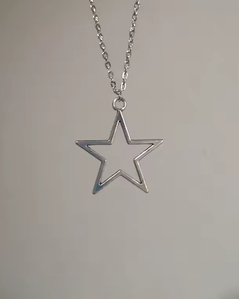 Collier etoile femme