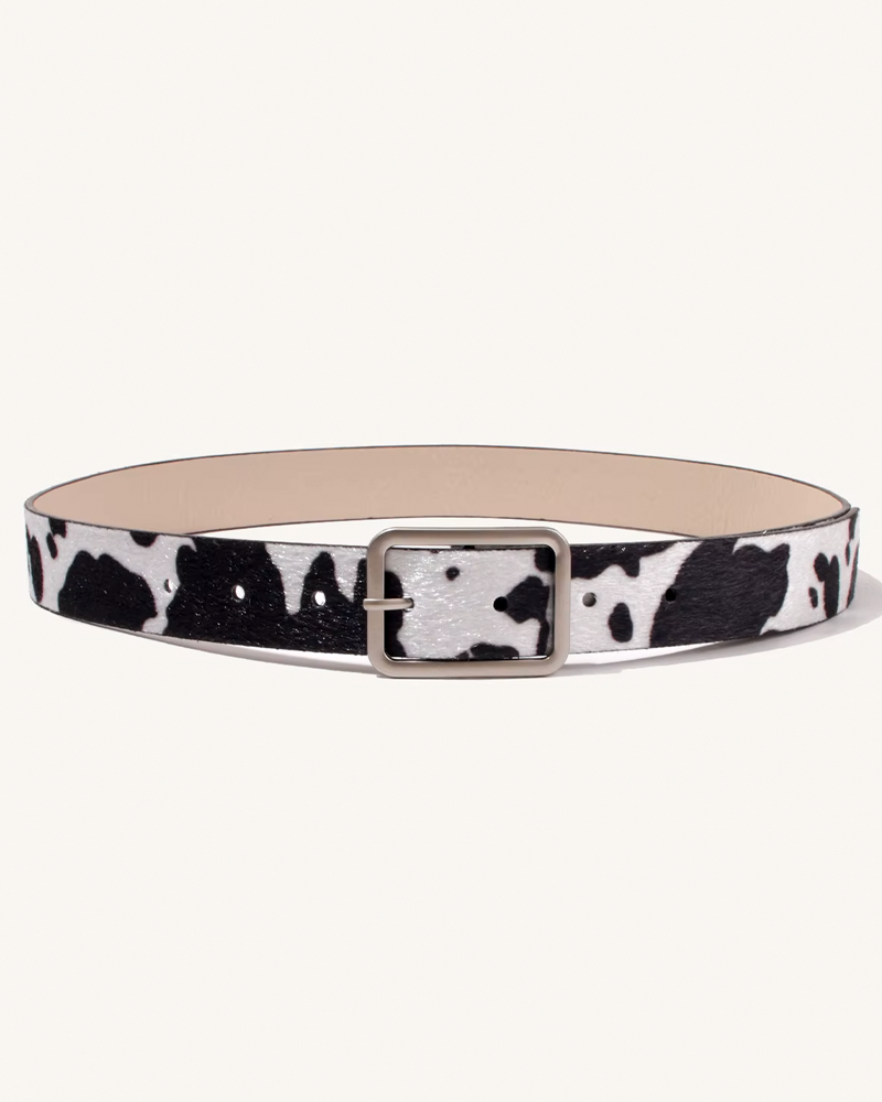 Ceinture motif vache