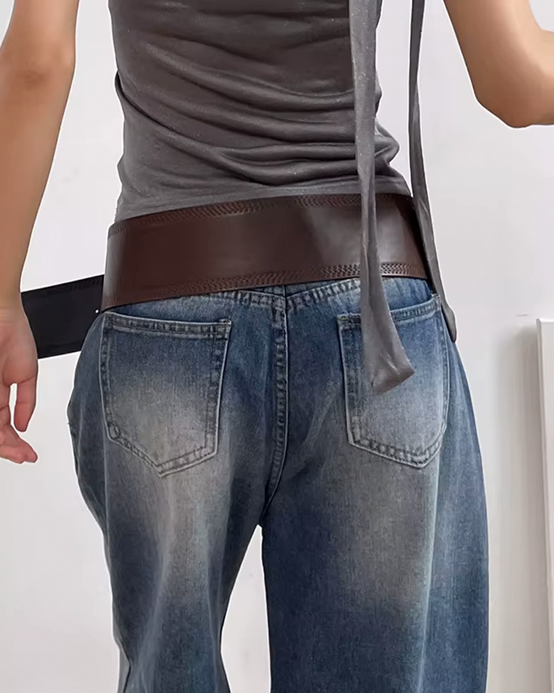 Ceinture large femme