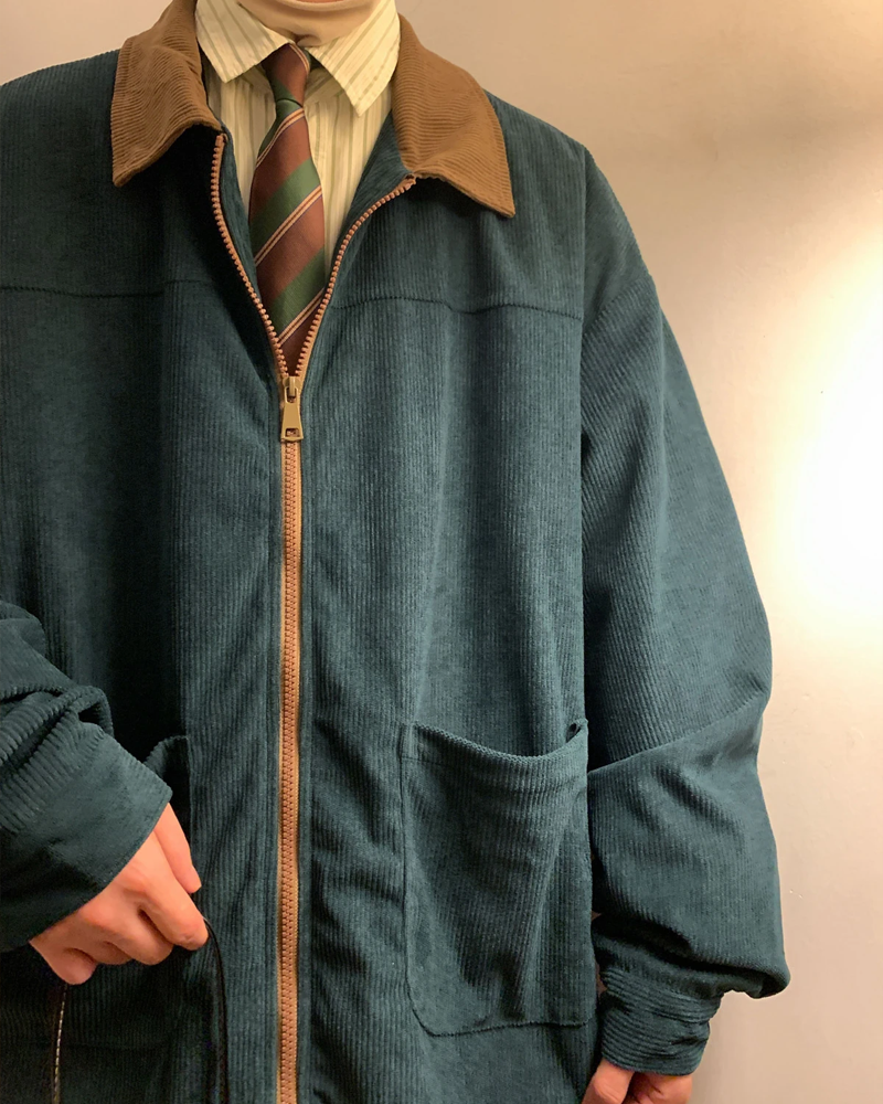 Veste velours cotelé homme