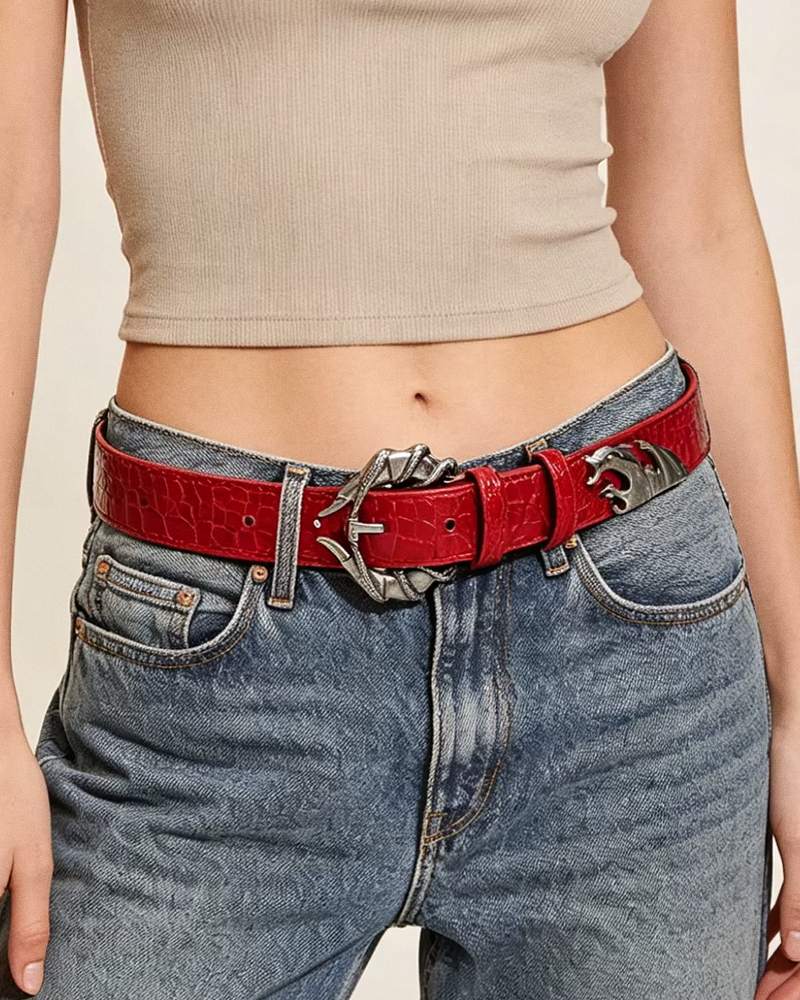 Ceinture boucle serpent