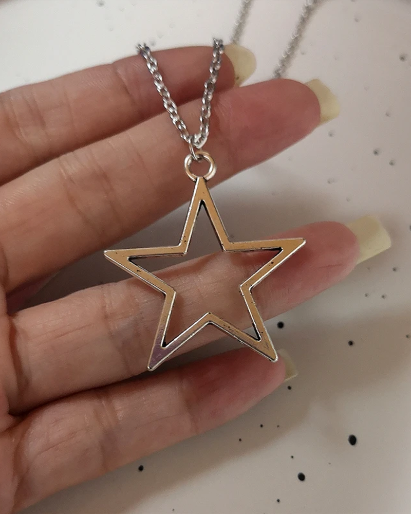 Collier etoile femme