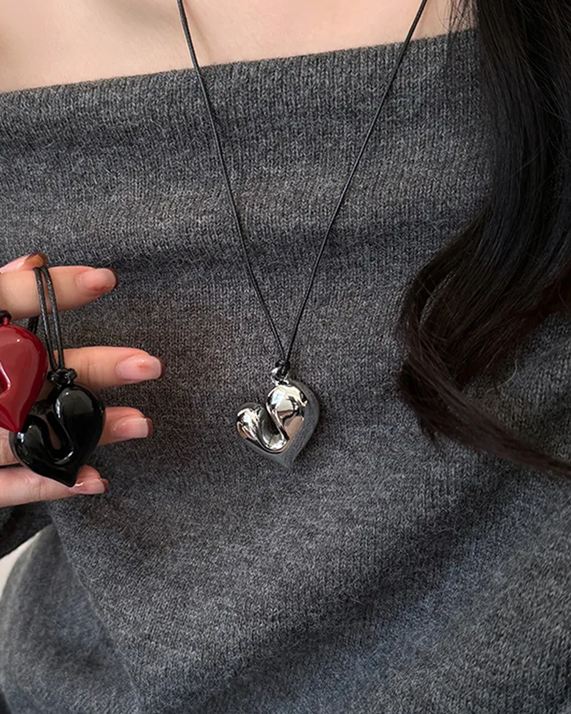 Collier coeur design