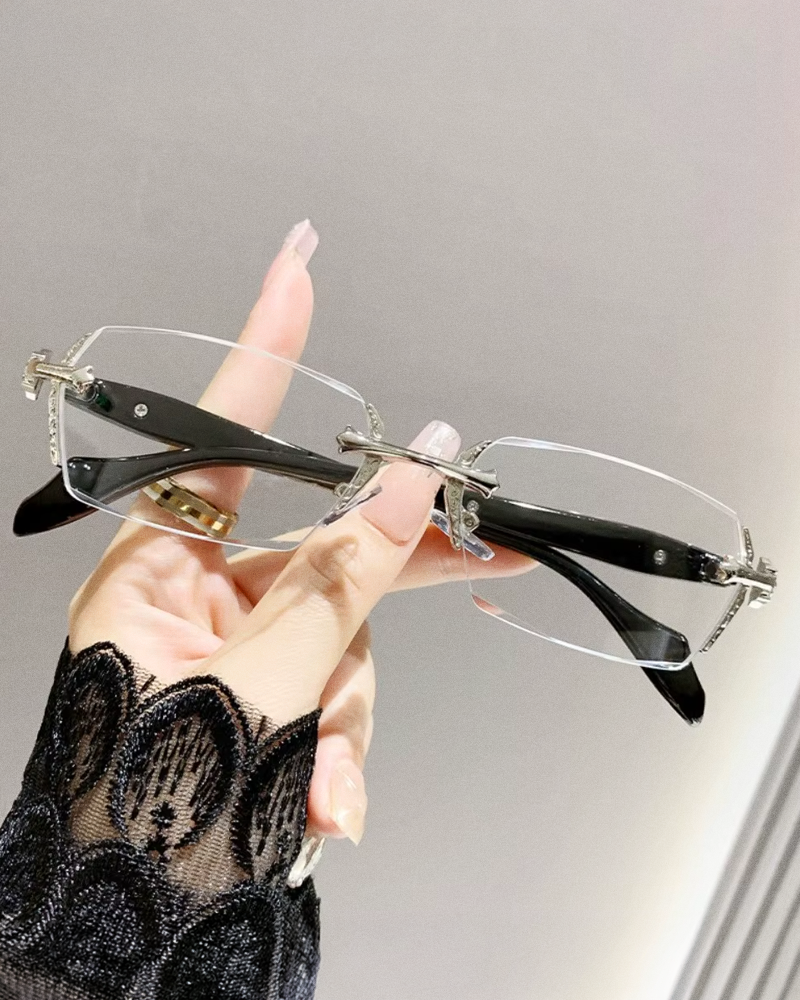 Lunette de soleil sans bord Y2K