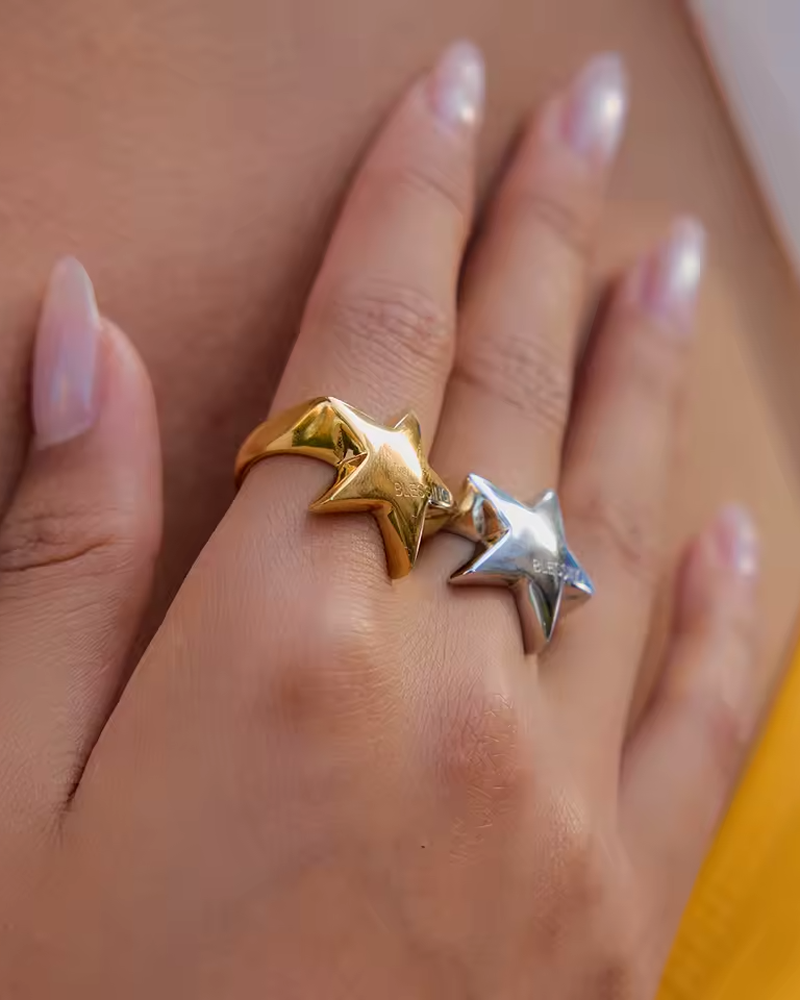 Bague en forme d'étoile