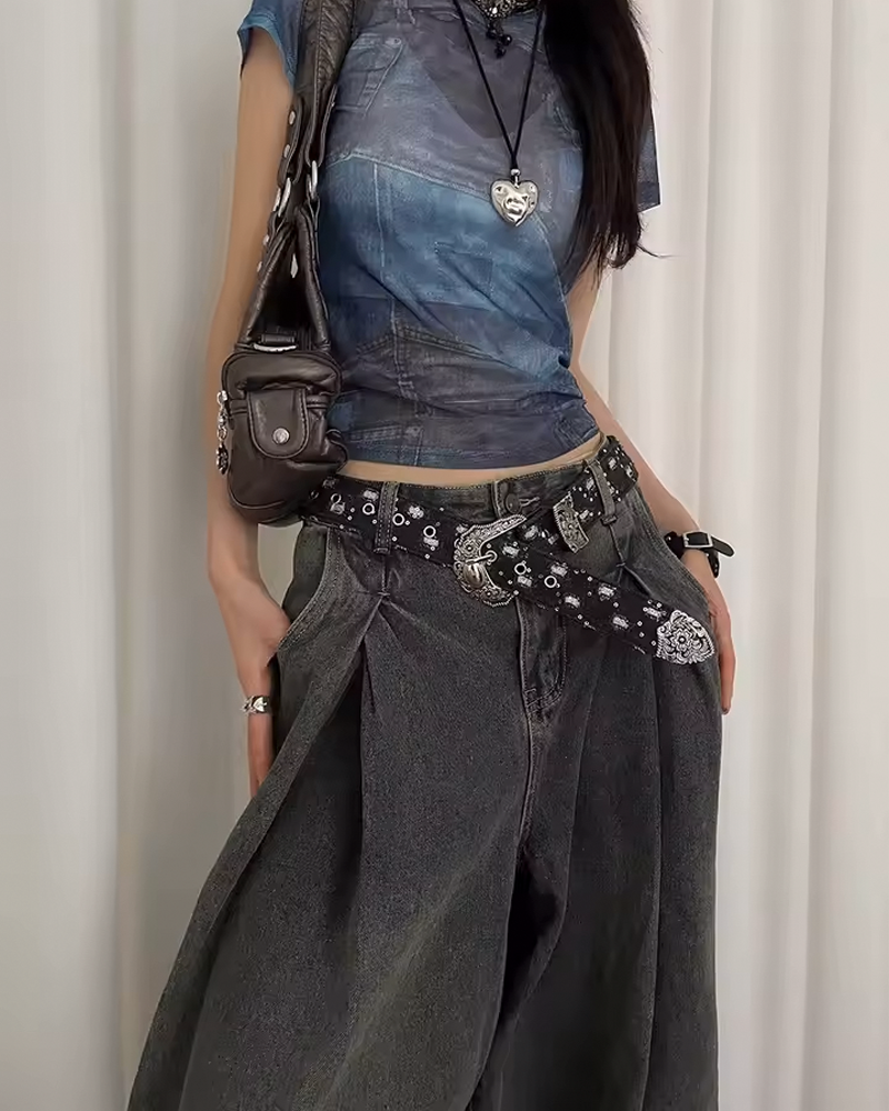 Ceinture femme western