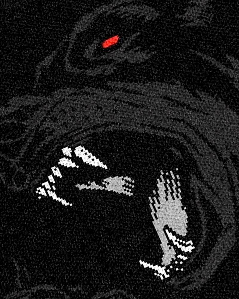 Pull en maille Y2K homme