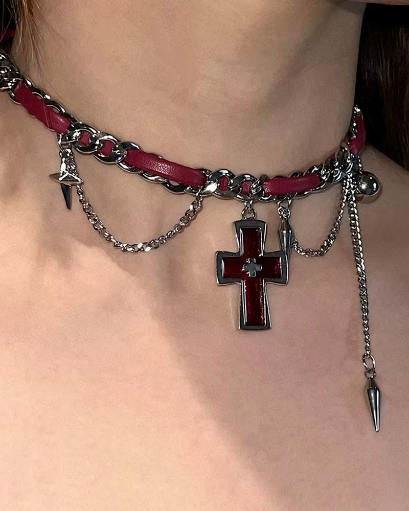 Choker avec croix