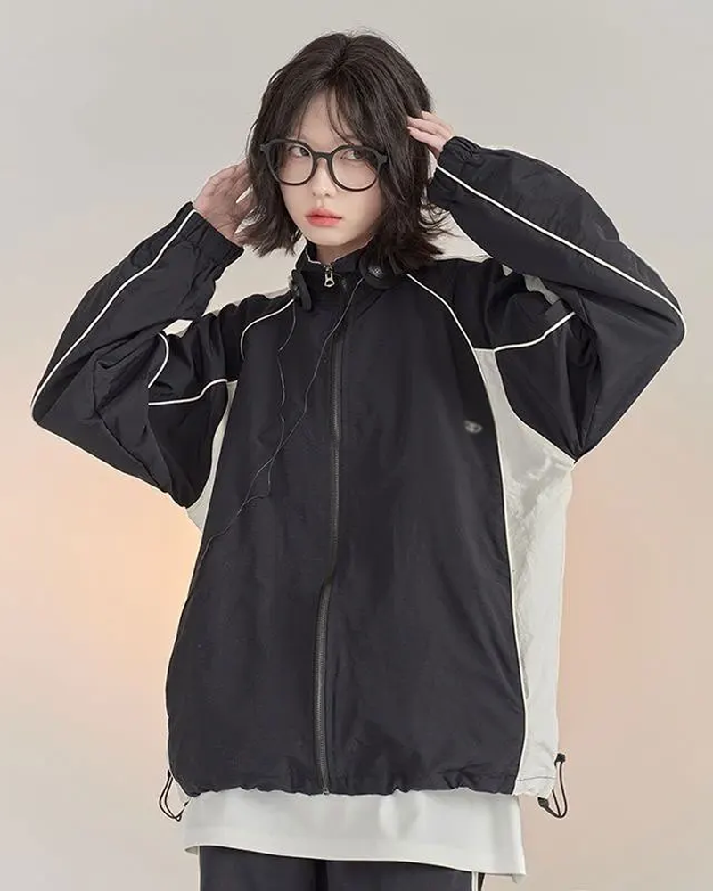 Veste de survêtement noir