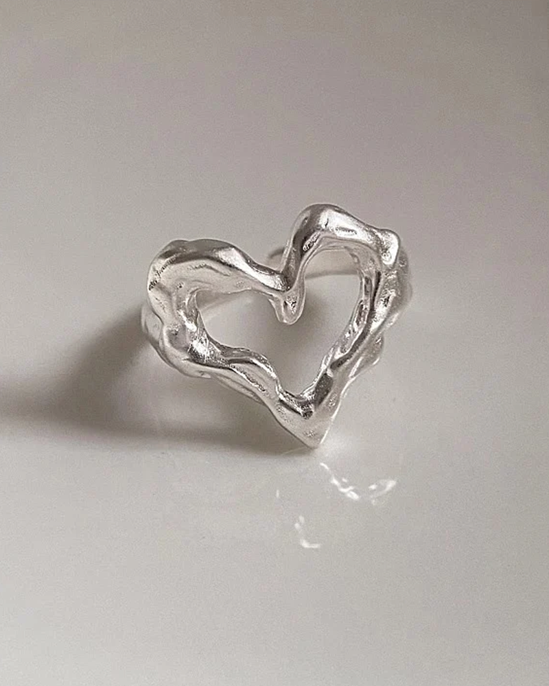 Bague en coeur