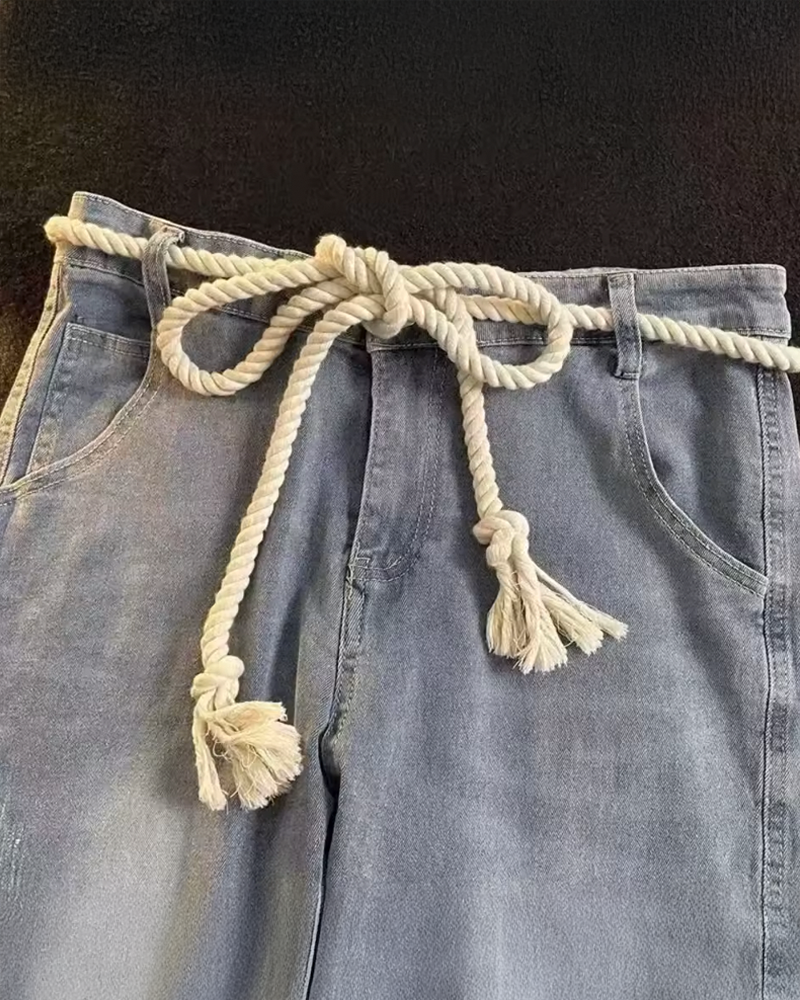 Ceinture corde femme