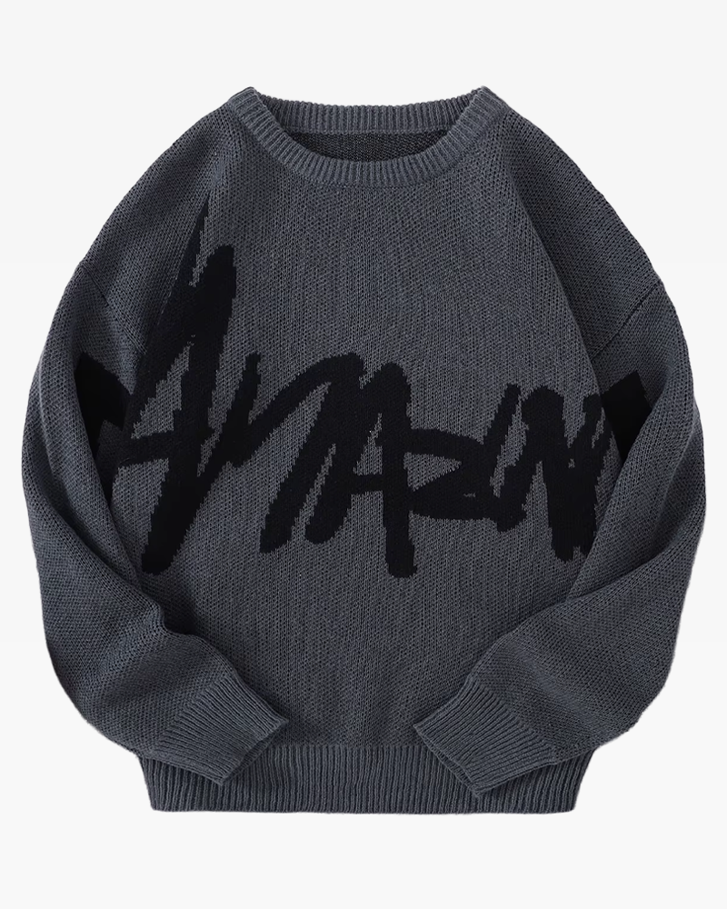 Pull laine streetwear