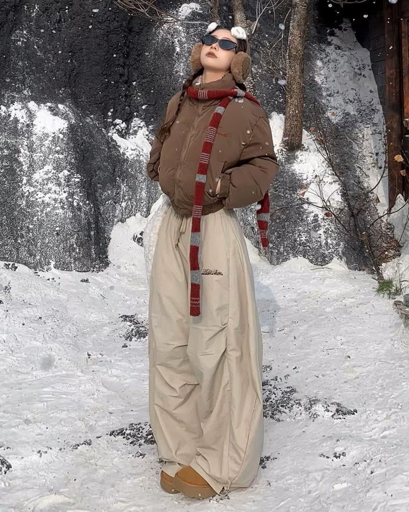 Pantalon jogging large femme