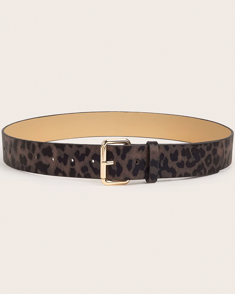 Ceinture femme leopard