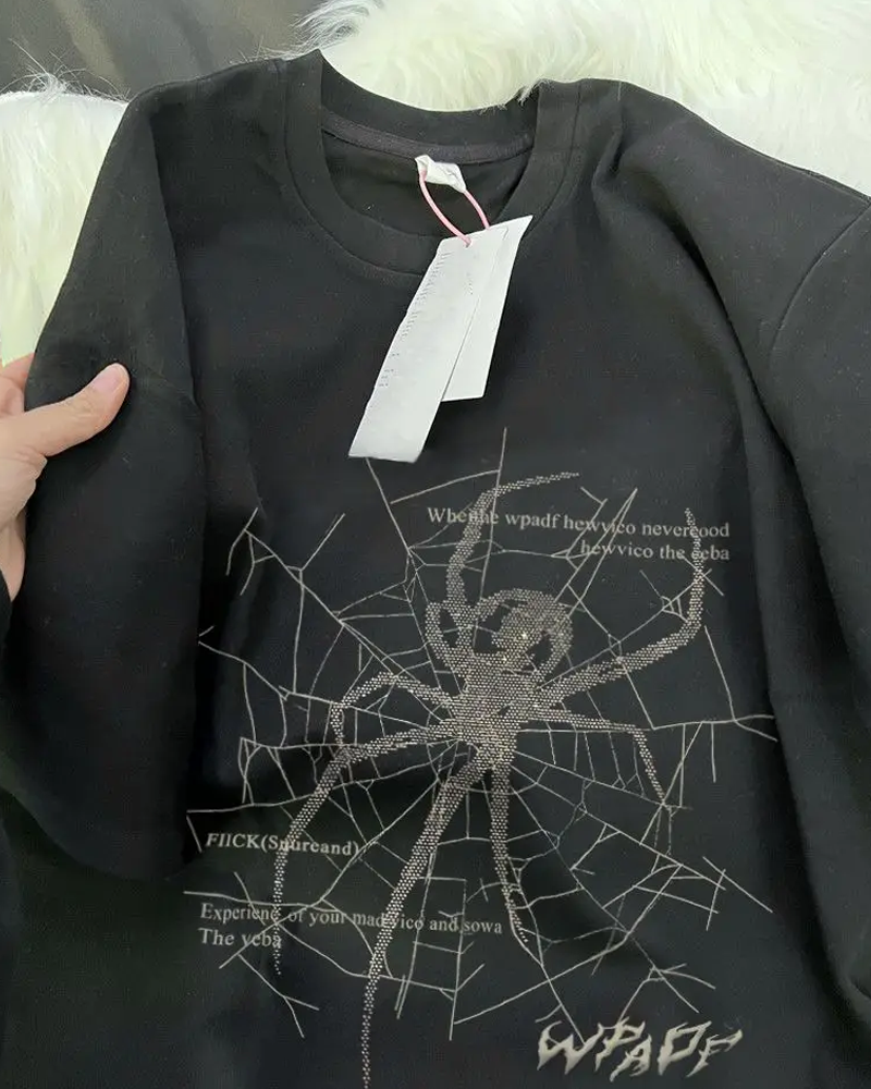 T shirt araignée