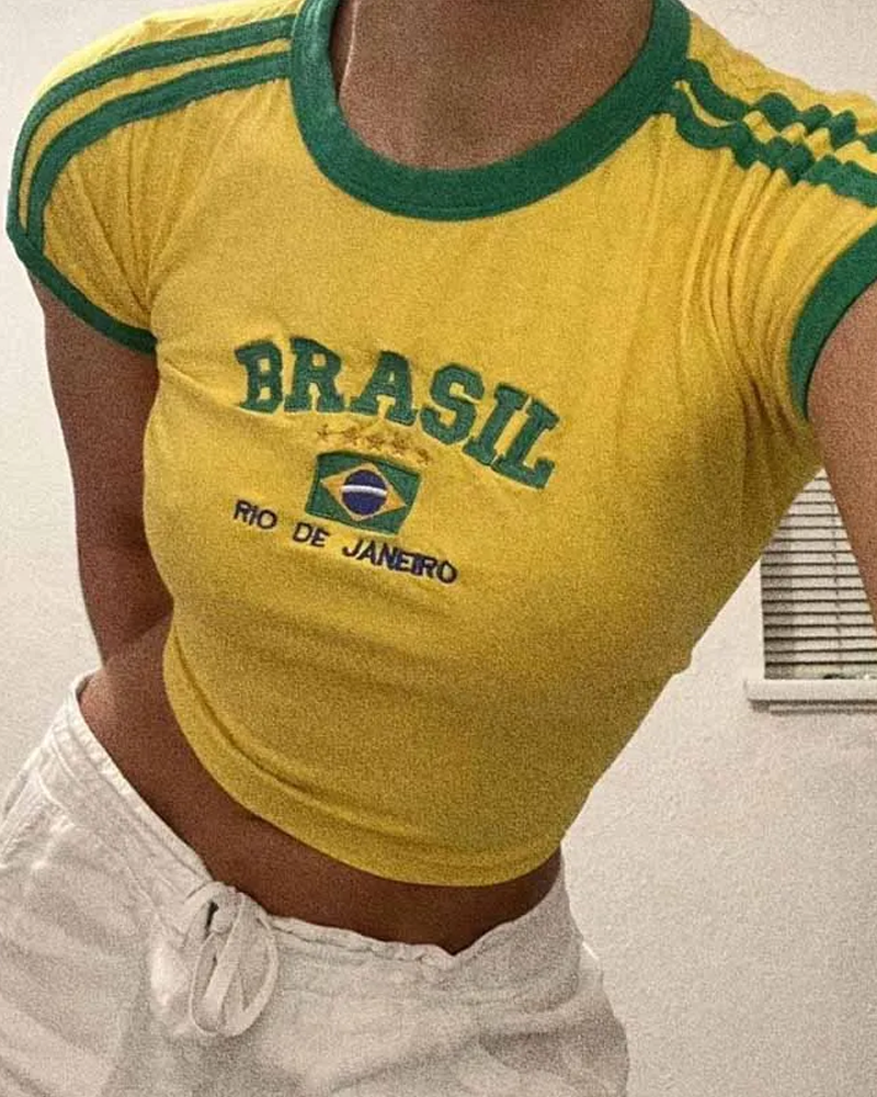 Crop top Brasil