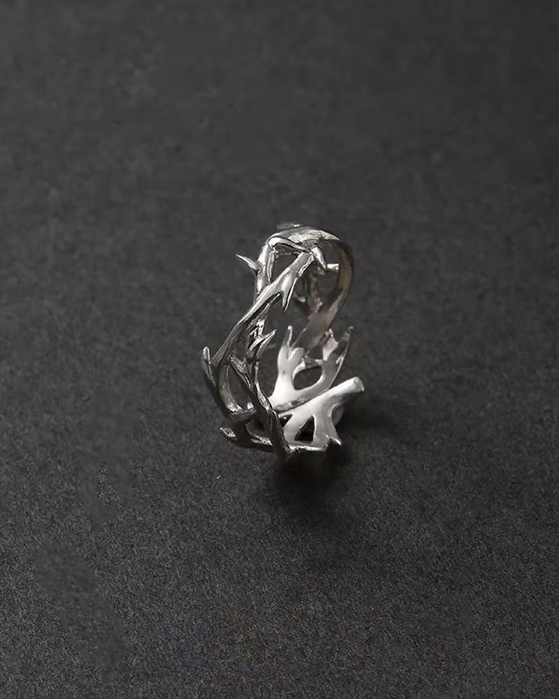 Bague couronne d'épine