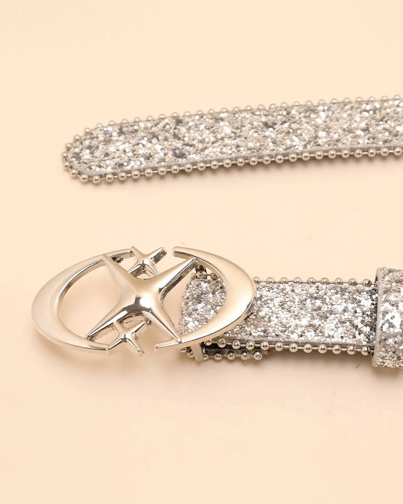 Ceinture paillettes femme
