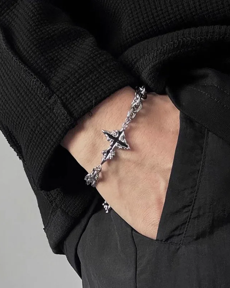 Bracelet croix gothique