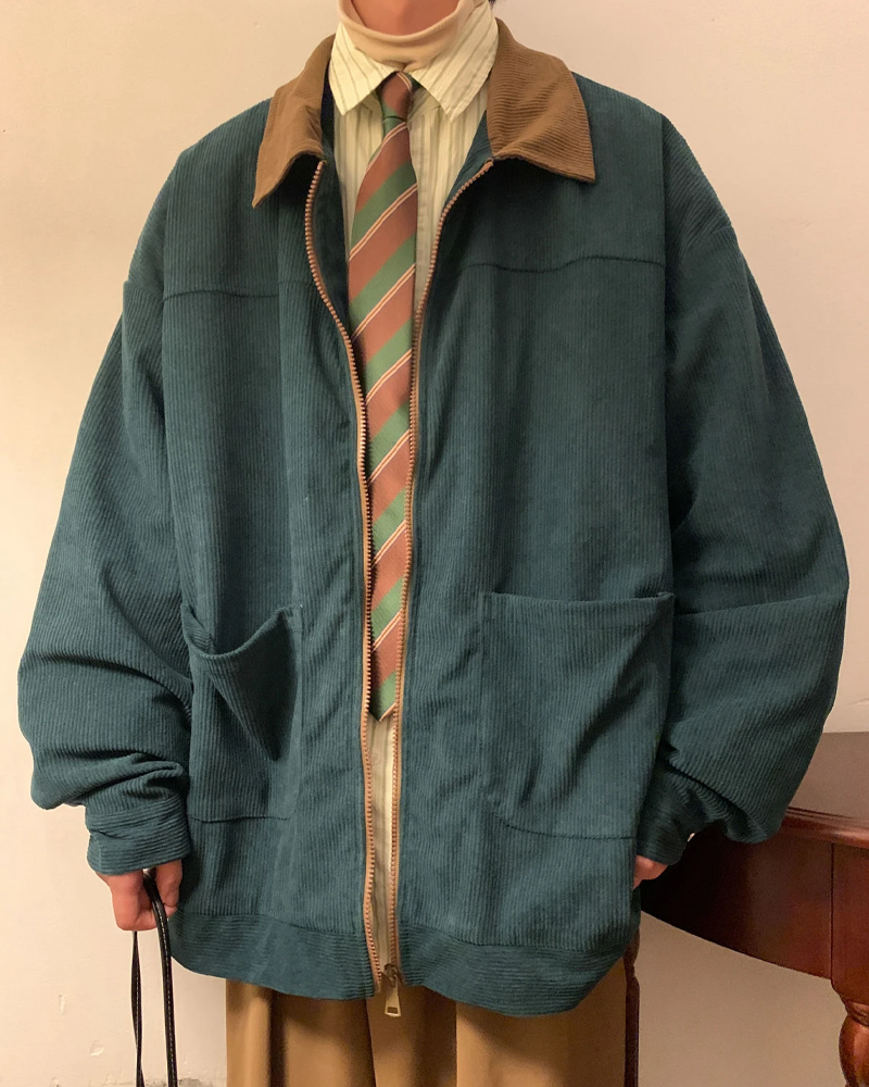 Veste velours cotelé homme